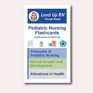 Level Up RN pediatric flash cards